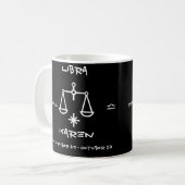 Mug Libra personnalisée (Devant gauche)