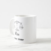 Mug Libra, Signes zodiaques (Devant gauche)