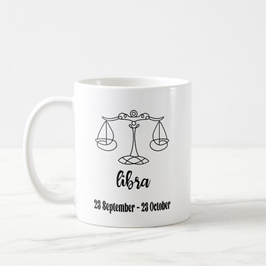 Mug Libra, Signes zodiaques (Gauche)