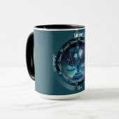 Mug Libra Zodiac café personnalisable (Devant gauche)