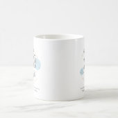 Mug Libra zodiac fleur de naissance mois anniversaire (Centre)