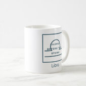 Mug Libra Zodiac Sign Fun Citation Texte Bleu Annivers (Devant droit)