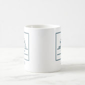Mug Libra Zodiac Sign Fun Citation Texte Bleu Annivers (Centre)