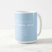 Mug LIBRA Zodiac Sign Personality Traits (Devant droit)