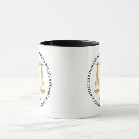Mug Libra Zodiac Signal : Symboles, Constellation & In (Centre)