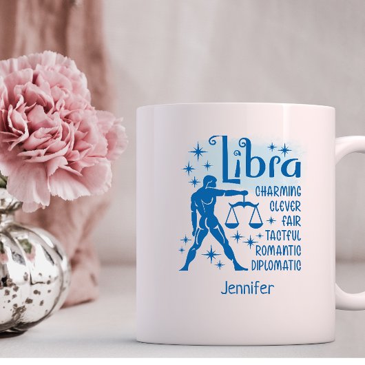 Mug Libra Zodiac Traits personnalisés Horoscope