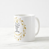 Mug Libra Zodiaque Luxe Asthétique Étoiles Art (Devant droit)