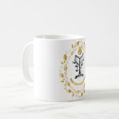 Mug Libra Zodiaque Luxe Asthétique Étoiles Art (Devant gauche)