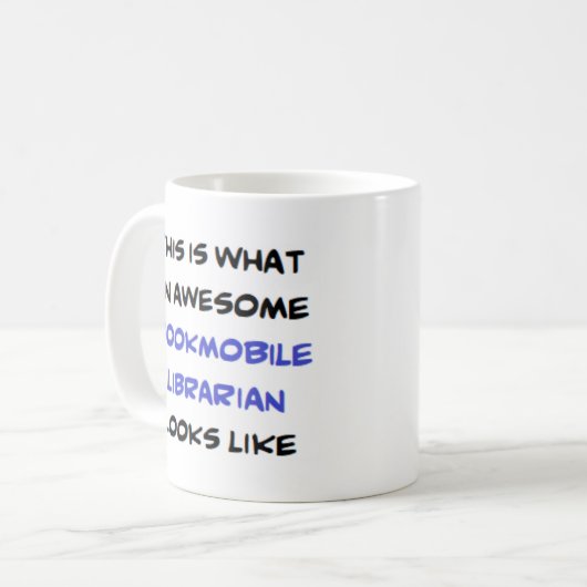 Mug libraire mobile, génial (Devant gauche)