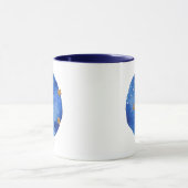 Mug Librairie Aquarelle Nuit Ciel Constellation Zodiac (Centre)