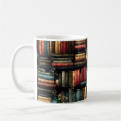 Mug Librairie Librairie Bookworm Lecture Motif (Gauche)