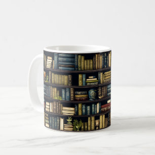 Mug Librairie Librairie Bookworm Lecture Motif