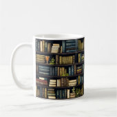 Mug Librairie Librairie Bookworm Lecture Motif (Gauche)