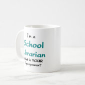 Mug librarian school (Devant gauche)