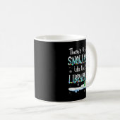 Mug Librarian There's Snow Place Like The Library Chri (Devant droit)