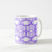 Mug Library Book Pattern  (Devant droit)