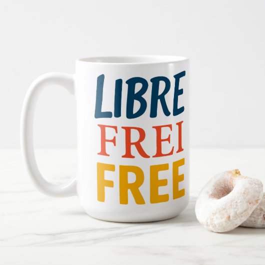 Mug Libre (Avec donut)