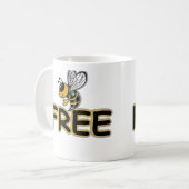 MUG LIBRE COMME L'ABEILLE (Devant gauche)
