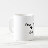 Mug Libre comme une boue d'oiseaux (Devant gauche)