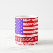 Mug LIBRE DISCOURS ARMÉE en détresse édition drapeau a (Centre)
