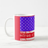Mug LIBRE DISCOURS ARMÉE en détresse édition drapeau a (Gauche)