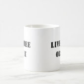 Mug Libres vivants ou meurent (Centre)