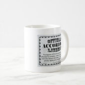 Mug Licence Accordéon (Devant droit)