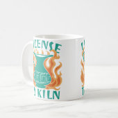 Mug Licence de Cuire - Citation de Poterie (Devant gauche)