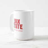 Mug Licence de l'Université d'État de Jacksonville (Devant gauche)