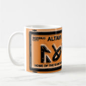 Mug LICENCE DE VOITURE INTERDITE, Altair 4 (Gauche)