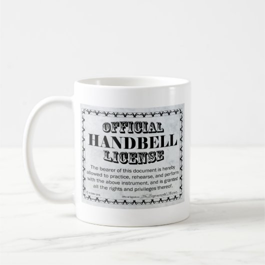 Mug Licence Handbell (Gauche)