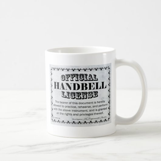 Mug Licence Handbell (Droite)