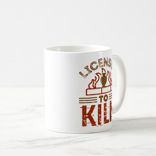 Mug Licence pour Kiln Pottery Maker Céramics (Devant droit)