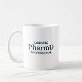 Mug Licensed PharmD Professional Personalized (Gauche)