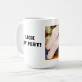 MUG LICK MES PIEDS ! (Devant gauche)