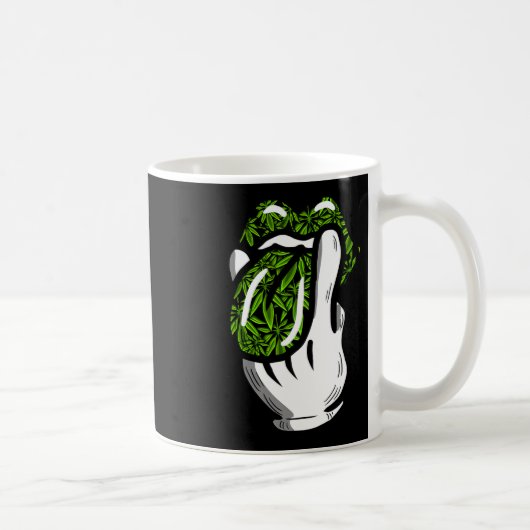 Mug Lick Smoed Weed Leaf Motif Pot Cadeau (Droite)