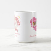 Mug Licorne 1er Anniversaire Fille Rose (Centre)