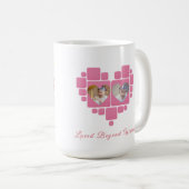 Mug Licorne 1er Anniversaire Fille Rose (Devant droit)