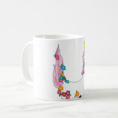Mug Licorne animale d'alphabet (Devant gauche)