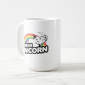 Mug Licorne Arc-en-ciel Lesbienne (Devant gauche)