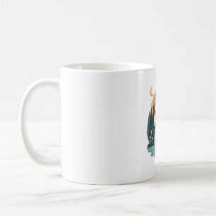 Mug Licorne arc-en-ciel vintage fantaisie design avec