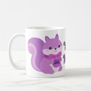 Mug Licorne Assise Lavande Mignonne Kawaii