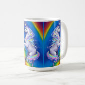 Mug Licorne avec Arc-en-Ciel (Devant droit)