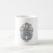 Mug Licorne Baseball Corne Puissance Kawaii Conception (Centre)