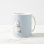 Mug Licorne Bleue Blanche (Devant droit)