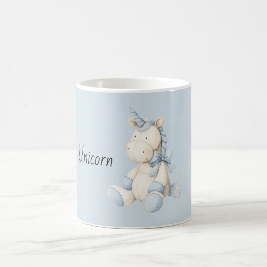 Mug Licorne Bleue Blanche (Centre)