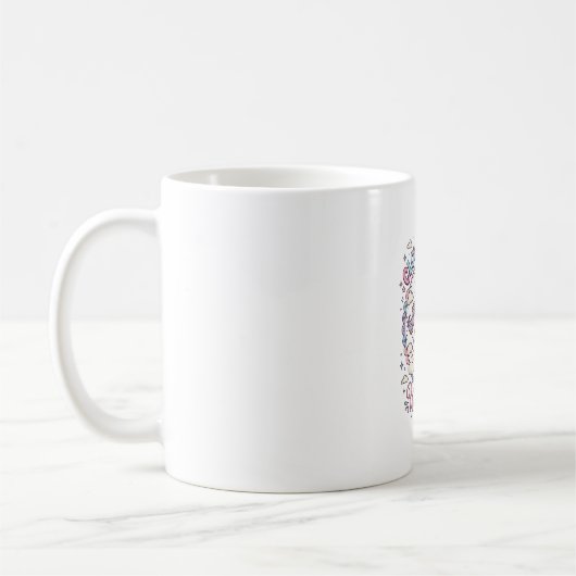 Mug Licorne Cloud Hopper Licorne Mignonne Cadeau Dés (Gauche)