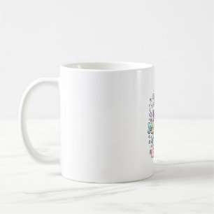 Mug Licorne Dans Mon Autocollant Kawaii d'Ère de Fille