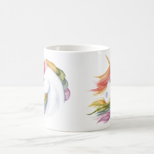 Mug Licorne d'arc-en-ciel (Centre)