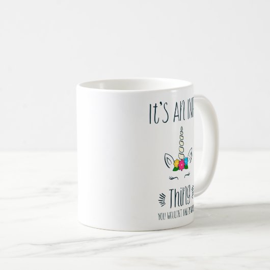 Mug Licorne de chose d'INFP (Devant droit)
